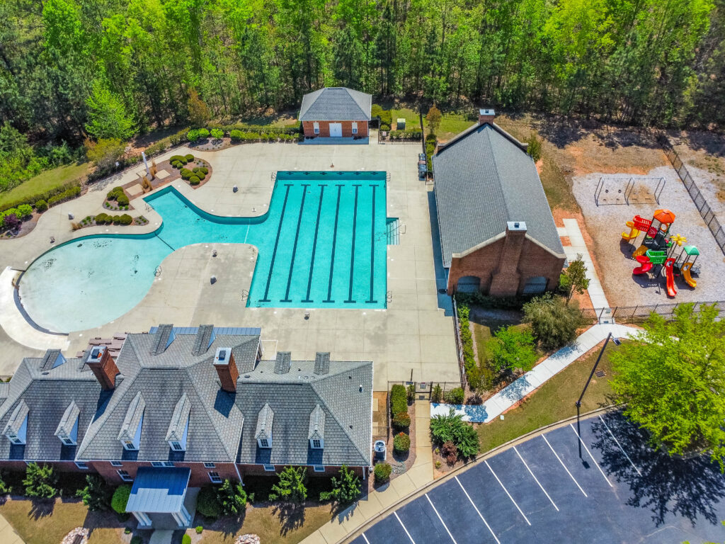 Community pool and clubhouse